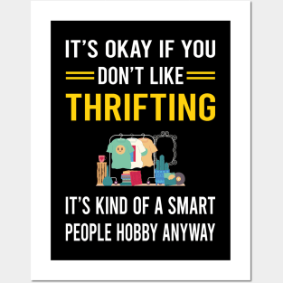 Smart People Hobby Thrifting Thrift Posters and Art